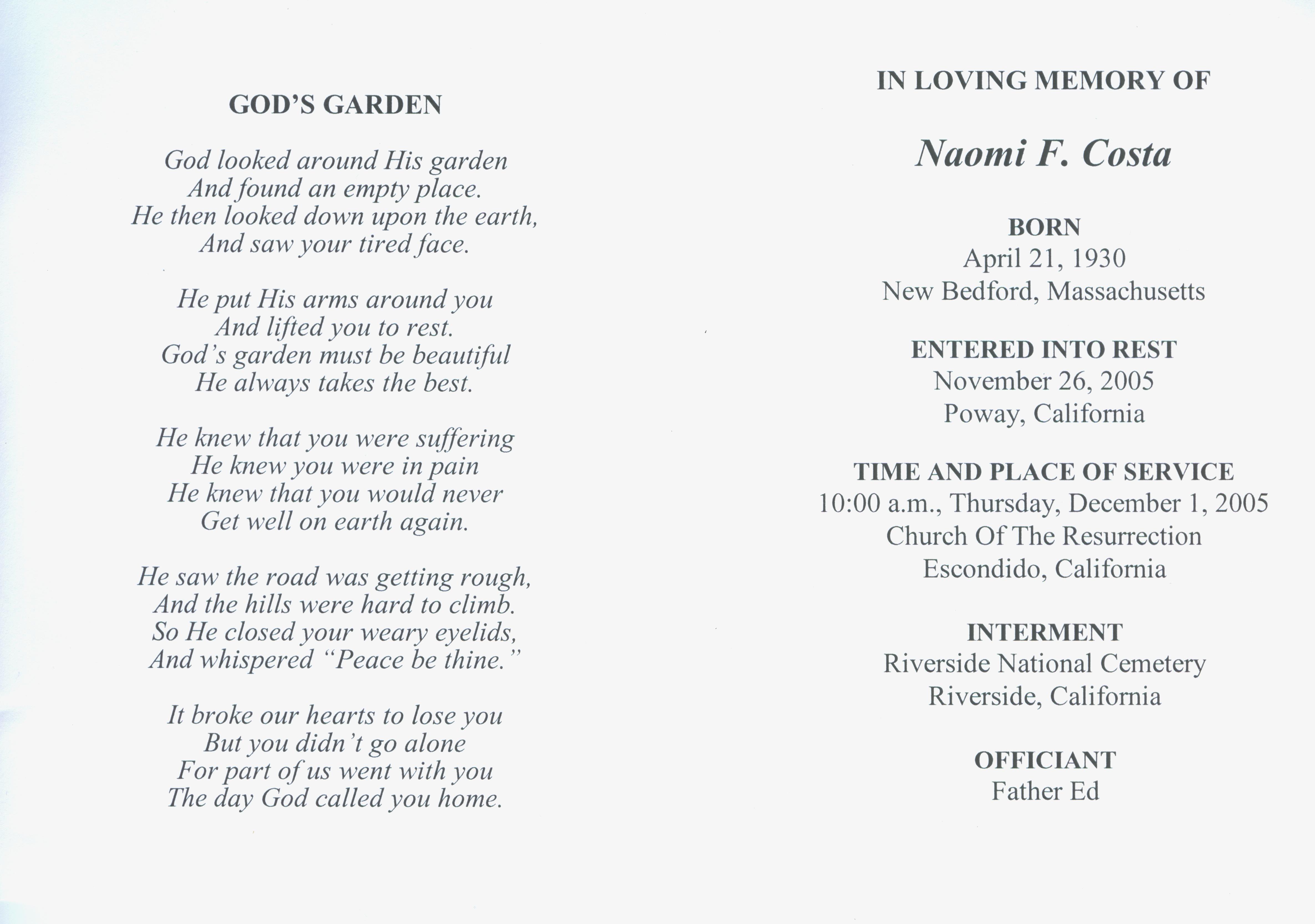 Heartbreaking Story In This Muscatine Funeral Home Notice - 6bkg73v